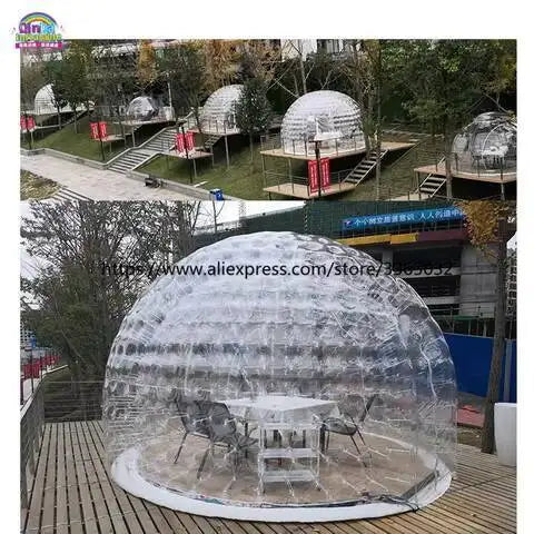 Bubble Inflatable Hot Tub Spa Solar Dome Cover Tent Structure