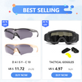 Daisy Tactical Polarized Glasses Outdoor Sport Goggles Sunglasses with 4 Lens Original Box Men Shooting Hiking Eyewear Gafas