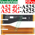 5pcs Main Motherboard Connector Board Ribbon Flex Cable For Samsung A33 A53 A15 A25 A35 A55 A24 A34 A54 A22 A32 A52 A72 Cable