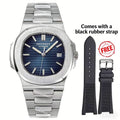 New Specht & Söhne 40MM Rose Gold Japan Miyota 8215 Movt Automatic Mechanical Men Watch Steel Sapphire Crystal 50M Waterproof