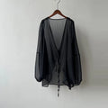Summer Sun Protection Shirt Korean Women Chiffon Cardigan - View 8 | SAMAG