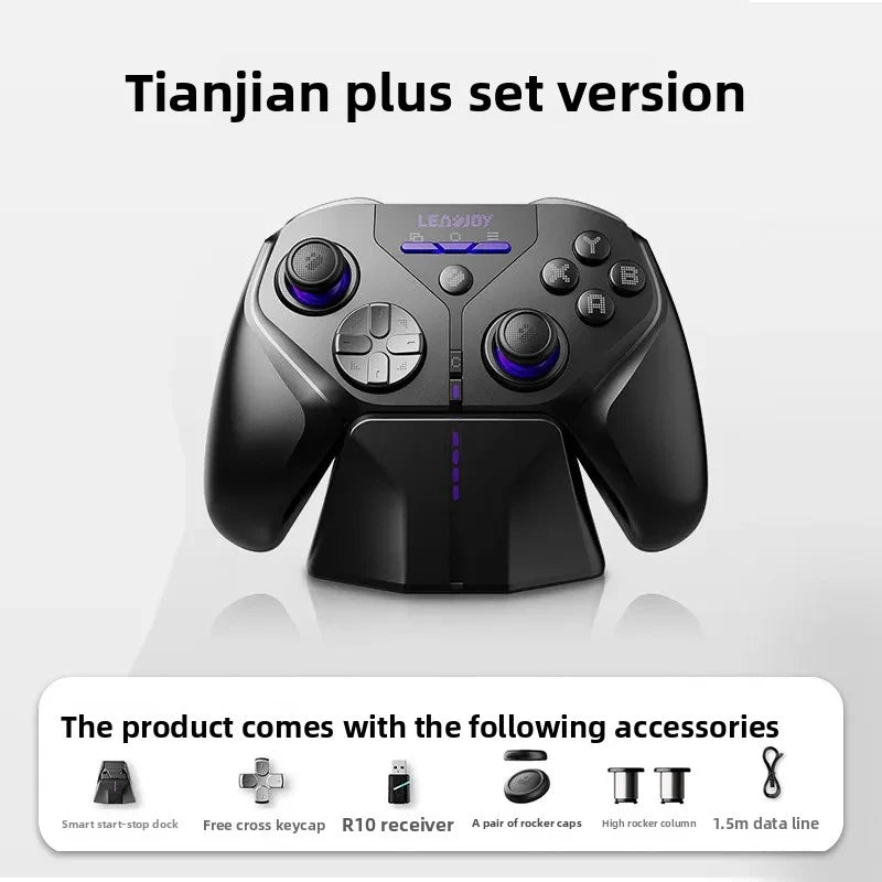 LeadJoy XENO Plus Wireless Gaming Controller FPS Motion Control Gyro Aiming TMR Joystick PC Switch2 Steam Deck iOS Android Apex