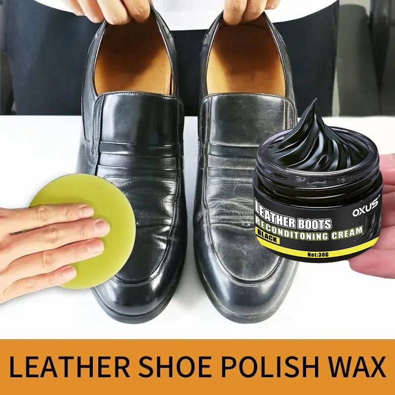 Leather Cream Shoe Polishing Maintenance Care Paste Black General Color Shoe Wax Car Leather Care and Interior Nourish