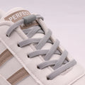 New 1Pair/3Pair Metal Lock Shoe Laces for Sneakers Elastic Stretch No Tie Shoelaces Casual Shoes Running Shoes