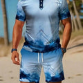 Men's Summer Polo Shirt Sets Casual Collared Sportswear | SAMAG