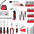 DEKO Drill Set Tool with 8V Red Cordless Home Kit with Hand for Women 126 Piece - View 2 | SAMAG