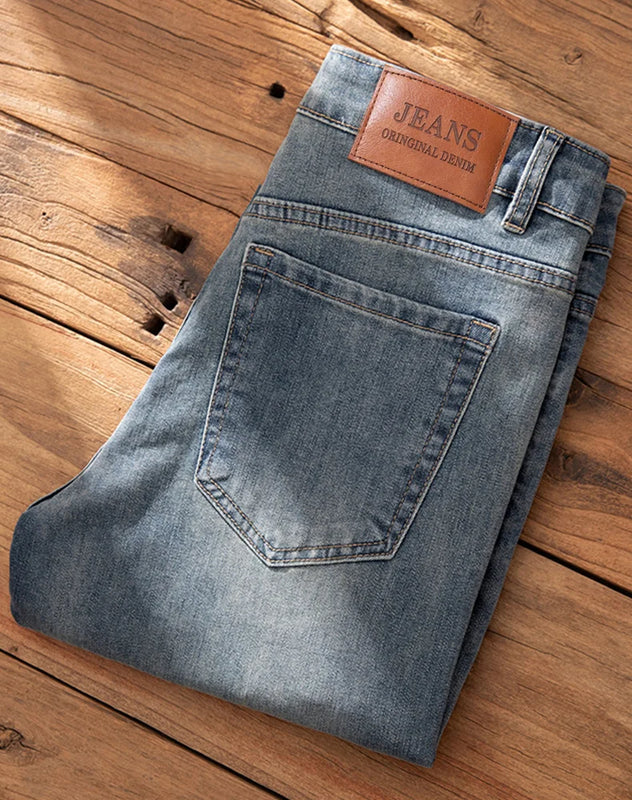 Men's Premium Lightweight Business Stretch Denim Pants | SAMAG