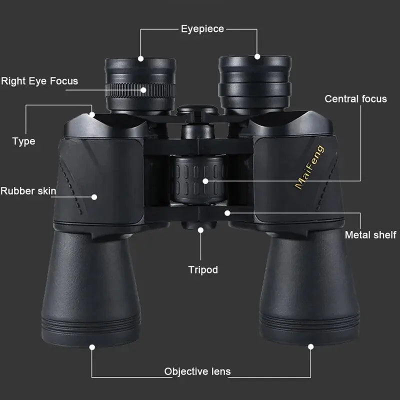 50000M German Military 20X50 Zoom HD BAK4 - Prism Powerful - View 3 | SAMAG