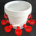 Anti Pollution Self-cleaning Automatic Poultry Water Dispenser Portable Poultry Feeding Feeding Supplies for Chick Duck Goose