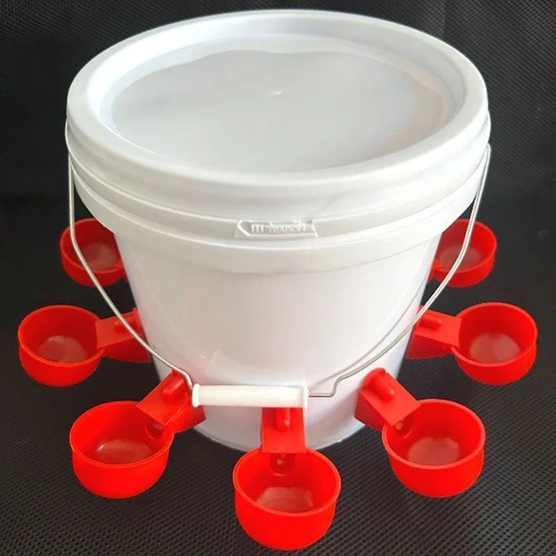 Anti Pollution Self-cleaning Automatic Poultry Water Dispenser Portable Poultry Feeding Feeding Supplies for Chick Duck Goose