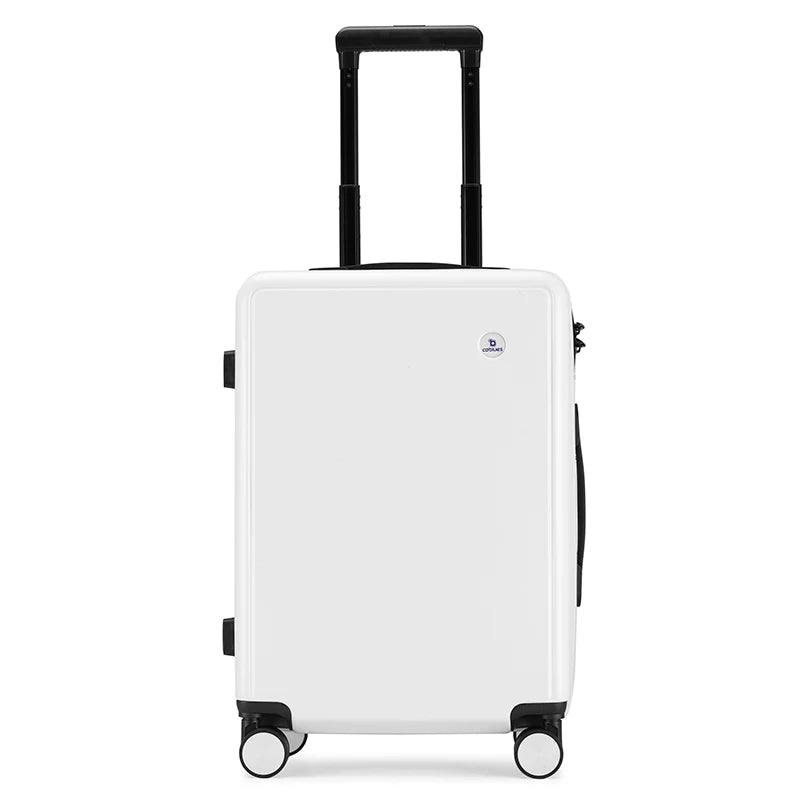 1-Piece Set of 16/20/ 24inch Lightweight Trolley Suitcase in Macaron Colors with Large Capacity, Universal Wheels, and Phone Holder, Suitable for Short Trips, Vacations, and Family Travel