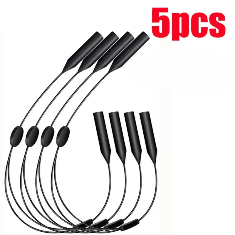 Anti Slip Elastic Glasses Rope Stretchable Eyeglasses Cord Soft Spectacles Lanyard Swimming Running Lasting Sturdy Eyewear Strap