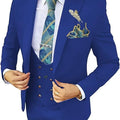 Elegant Male Suit 3 Pieces Blazer Vest And Pants Set Peak Lapel Tuxedo Suits For Men Ceremony Wedding Dresses Business Prom