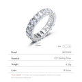 Modian New 100% 925 Sterling Silver Classic Oval Sparkling Finger Ring For Women Luxury AAAAA CZ Wedding Engagement Fine Jewelry