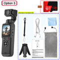 4K Ultra HD Pocket Gimbal Stabilizer Action Camera 330° Face Tracking 18x Zoom 1.72" Touch Screen Wi-Fi Vlog Portable Sports Cam