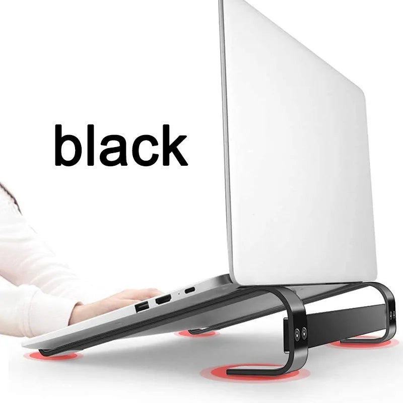 Laptop Stand Ergonomic Cooling Bracket Aluminum Alloy Desktop Holder for MacBook Lenovo HP Dell XPS 10-18inch Notebook Computer