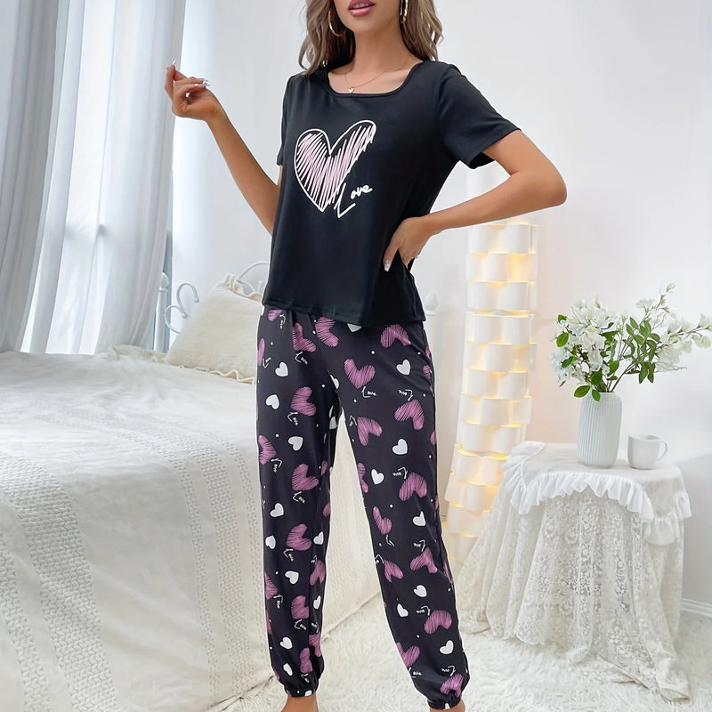 Women's new style pajamas short sleeve shirt trousers | SAMAG