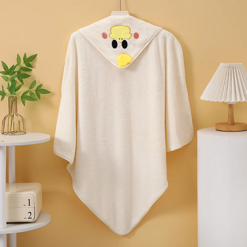 1 Piece of Ultra-Fine Fiber Baby Bath Towel, Suitable for Infants and Children Aged 0-3, Multifunctional Cartoon Blanket for Babies, Soft Baby Blanket, Soft and Comfortable, Skin-Friendly, Cartoon Design, Newborn Bath Towel,