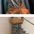 Wide leg pants Men's Vintage Geometric Knitted jacquard pants Casual Straight  Pants Ethnic Tribal Style Winter Trousers man