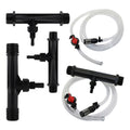 Automatic Fertilizer Kit 1/2'' 3/4" 1"Male Thread Venturi Fertilizer Injector With Flow Control Switch  Filter Hose Pipe Clamp