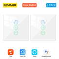 ZigBee 3.0 Curtain Roller Shutter Switch For Tubular Motors Remote Tuya Smart Life App Control Backlight Home Assistant Alexa