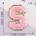 On Clothing Towel English Alphabet Decoration DIY Applique Accessories Patches Clothing Badges Clothes Embroidery Appliques