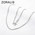 18K Gold 2MM Flat Necklace Chain for Women Men Fashion Wedding Party Jewelry Gift