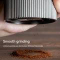 HiBREW Manual Coffee Grinder Aluminum Conical Burr Capacity 22g Hand Coffee Grinder with 11 Levels Adjustable Setting Pour Over