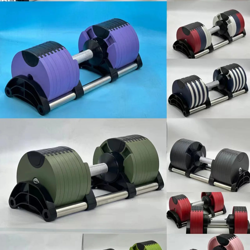 Quick Adjustable Dumbbell Set 1 Second Fast Weight | SAMAG
