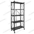 Tool - Free Foldable Microwave Storage Shelving, Removable Multi - Layer Kitchen Organizer Rack for Counter - View 5 | SAMAG