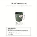 Mountainhiker Camping Cups Aluminum Cups Travel Cutlery Picnic Utensils Outdoor Gear Travel Cooking Sets Cookware Hiking
