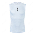 Cycling Base Layer Reflective Underwear White Cycling Jersey Sport Vest Men Undershirt Quick Dry Elastici Vest Road Bike Jersey