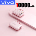 VIVO Mini 500000mAh Power Bank Super Fast Charging 4 in 1 Built in Cables LED Digital Display Power Bank for iPhone Samsung
