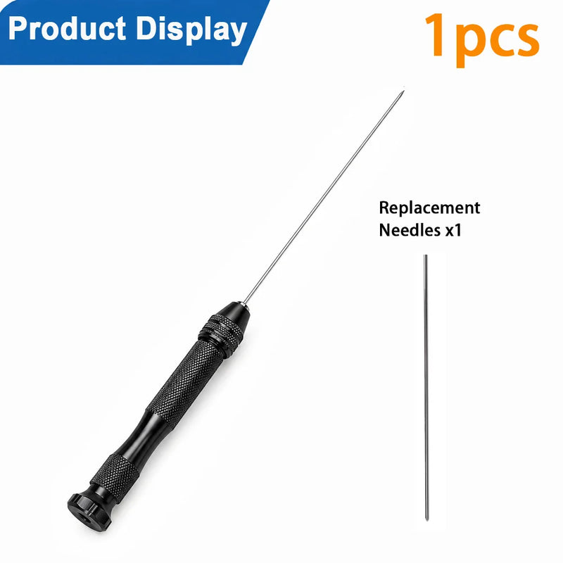 Clog Poke 3D Printer Accessories Φ1.6mm Cleaning Needle Tool for Any 1.75mm Nozzles, 3D Printer Nozzle Cleaning Removable Needle