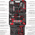 DEKO Home Mechanic Toolbox with 12V Power Cordless Drill Hand Repair Tools Sets Combo Kits Storage Organizer - View 7 | SAMAG
