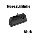 Mini Capsule 50000mAh High Capacity Power Bank Portable Wireless Fast Charging External Battery For iPhone Huawei Samsung