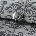 Men's Floral Suit Vest V-neck Single-breasted British Slim Fit and Fashionable Horse Clip Vest Vest Trendy