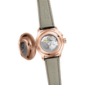 HANBORO Mechanical Alarm Watch Men Automatic Ping Bell Hourly Chime Luxury 100M Waterproof Sapphire Steel Business Unique