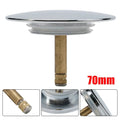 1Pcs New Pop Up Waste Stopper Bathtub Plug Only Flat Seal Brass Bath Stopper 70mm Adjustable Bathroom Tub Drain Filter