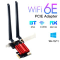 WiFi 6E AX210 Wireless PCI - E Adapter Tri - band 2.4G/5G/6Ghz Compatible BT 5.3 802.11AX Network Wi - Fi Card For PC | SAMAG