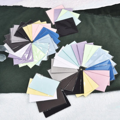 50pcs 10x6.3cm/10x6cm/8x6cm Silver Clean Polishing Cloth Soft Wipe Wiping For Necklaces Rings Jewelry Tools | SAMAG