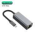 Kebidumei 1000Mbps Network Card USB 3.0 Type C Ethernet Adapter Lan RJ45 Gigabit Cable For MacBook - Visuel 11 | SAMAG