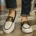 2026 New Bussiness Casual Shoes for Men Low-top Fashion Loafers Slip On Flat Boat Shoe Mens Luxury Leather Shoes