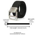 Men Belts Automatic Buckle Metal Webbing Belts for Men Canvas Nylon High Quality Strap Casual Sports Students