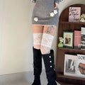 Women's Lace Fishnets Stockings Sexy JK Lolita Over The Knee Socks Autumn/Summer Retro Thigh Highs Tights Breathable Fishnets