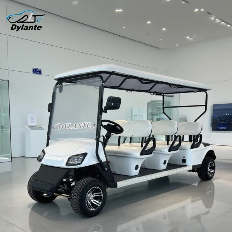 New Energy Vehicle Off-Road Utility Vehicle Mini Car Golf Cart 350cc Fuel Engine 4 6 Passengers Club Golf Cart