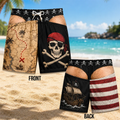 Novelty Fake Butt Swim Trunks for Men Funny Beach Party | SAMAG