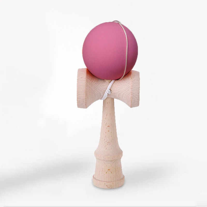 Crack Painted Kendama Toy Outdoor Fitness Balls Train Eye-hand Coordination for Children Adults Outdoor Fun Juggling Sports Ball