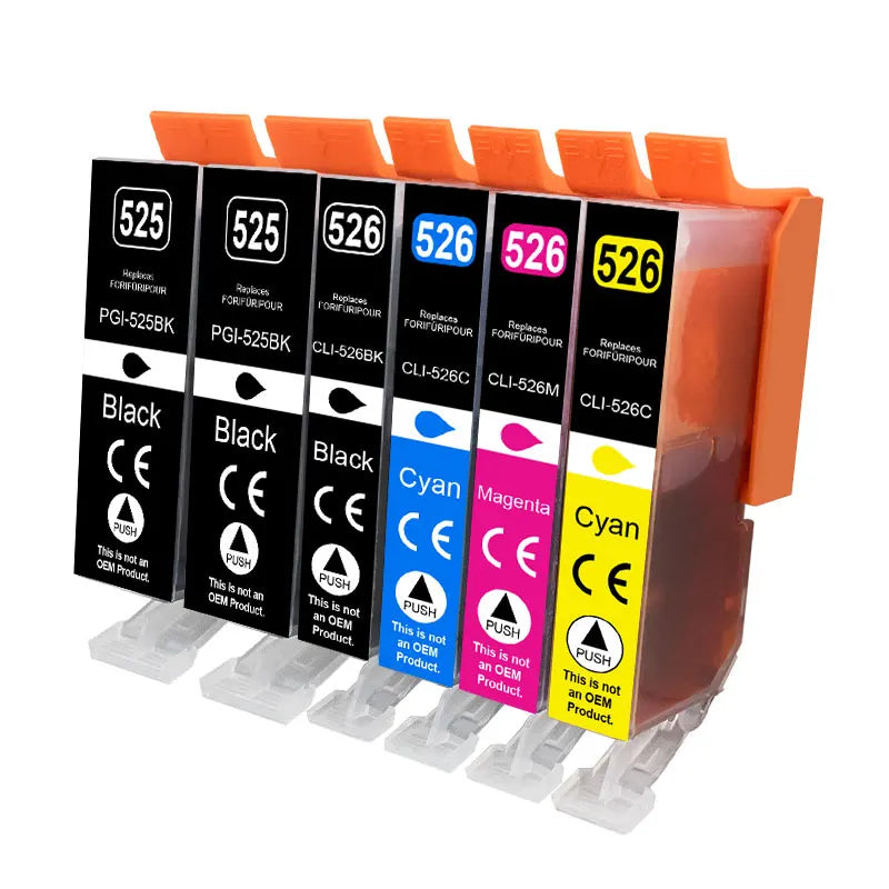 525 526XL Ink Cartridge For Canon PGI-525 CLI-526 XL Compatible PIXMA iP4850 iP4950 MG5150 MG5250 MG6150 MG8150 MG5350 Printer