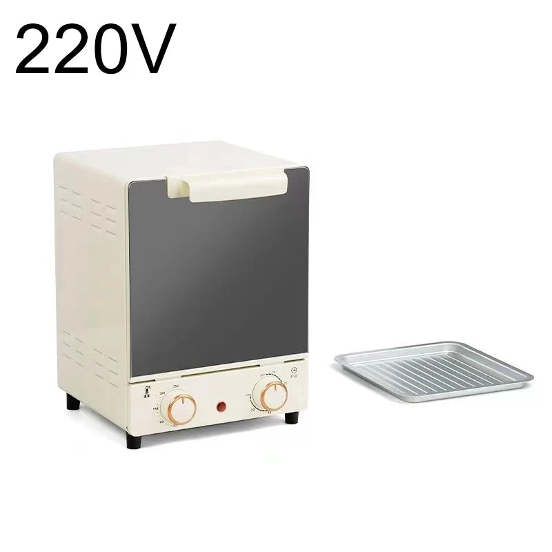 12L Mini Vertical Electric Oven with Three Layers Cutebaking Position Multifunctional Explosion-Proof Safe for Home Use